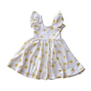Alice and Ames Sunday Dress Yellow Dot Size 3